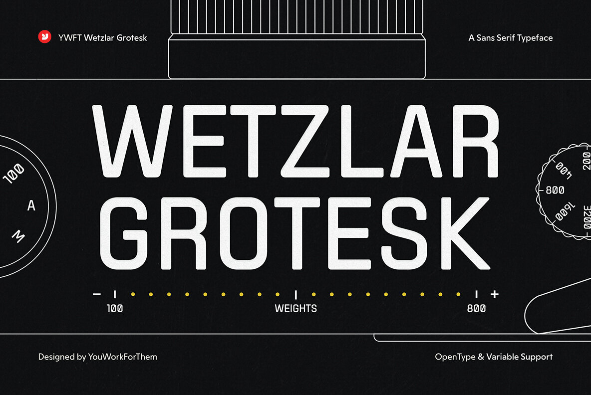 YWFT Wetzlar Grotesk Font