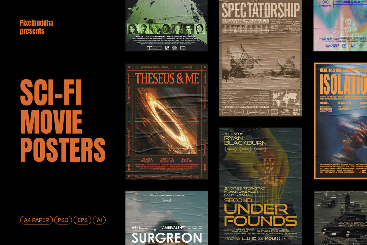 Download Sci-Fi Movie Posters Graphics