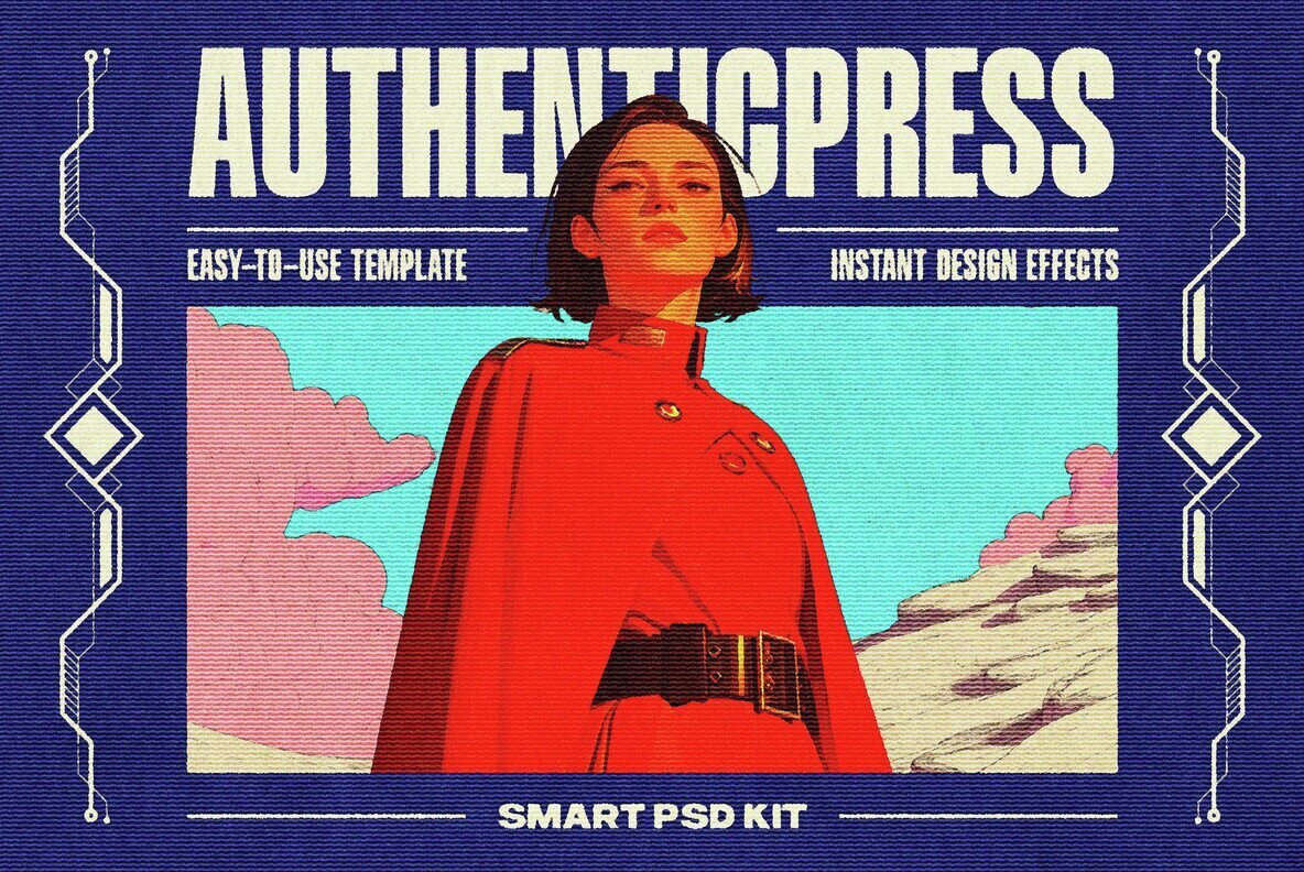 Download Authentic Press Instant Design Effect Graphics