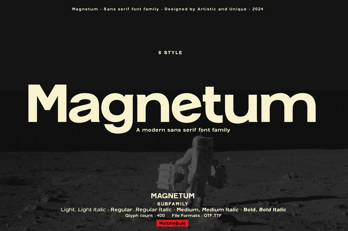 Magnetum Font