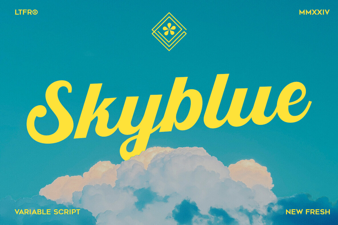 Skyblue Font