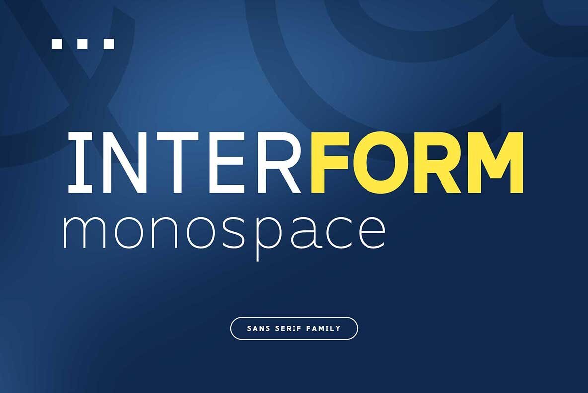 Interform Font