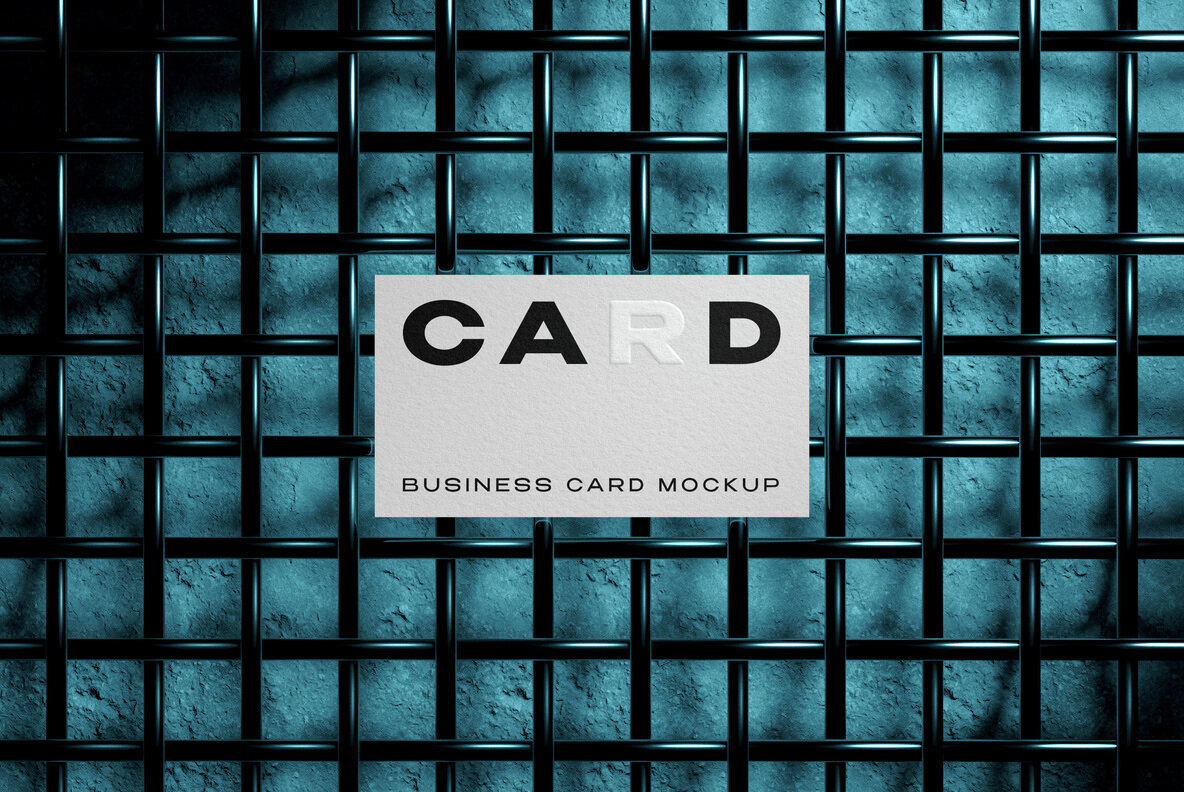 Download Industrial Business Card Mockup Graphics - Image 1