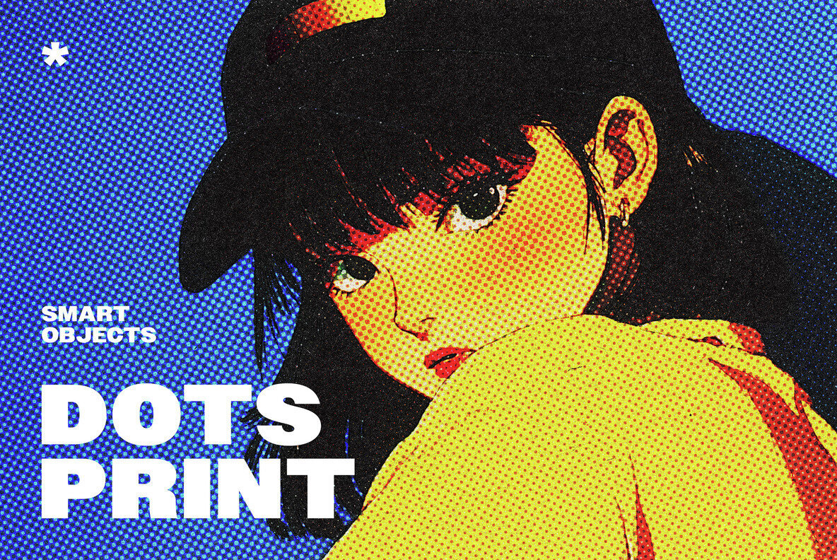 Download Dots Comic Print Effect Graphics