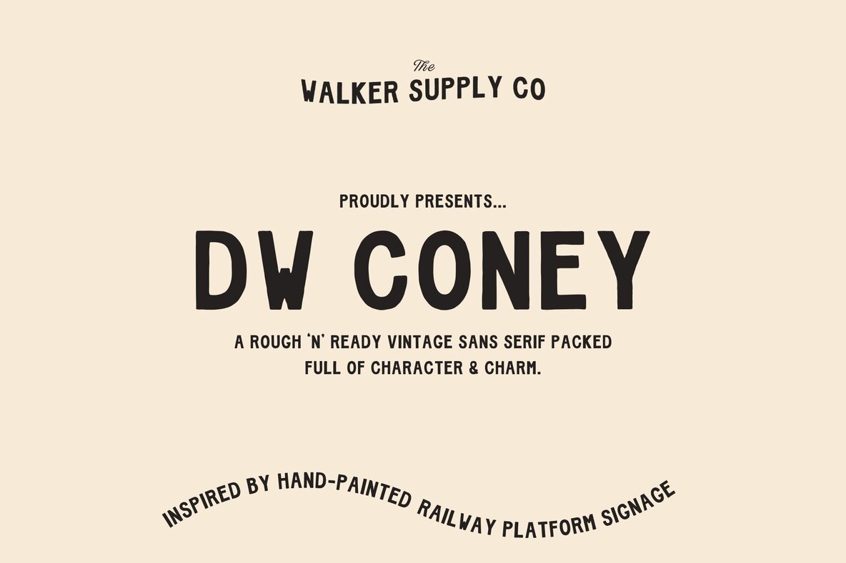 DW Coney Font - Image 1