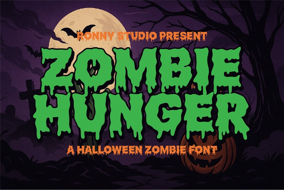 Zombie Hunger Font - Image 1