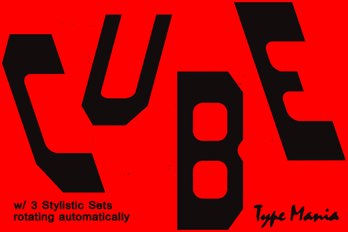 Cube TM Font