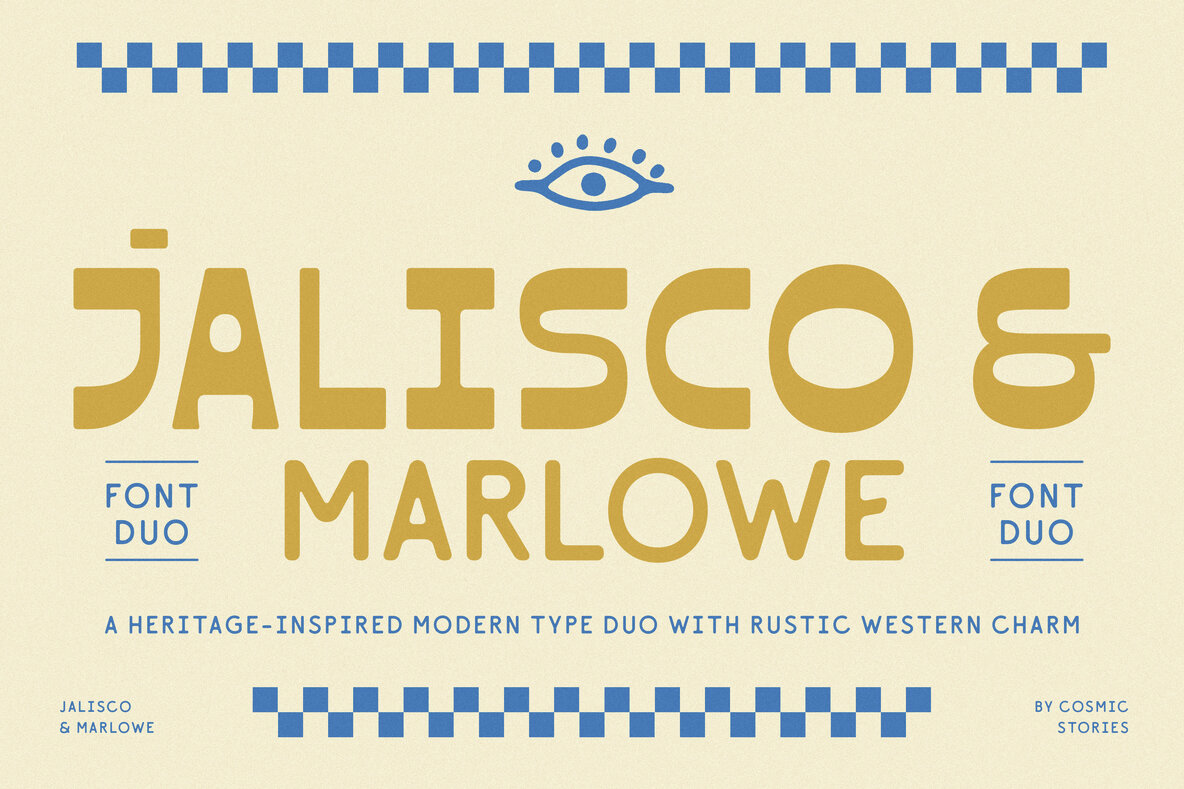 Jalisco and Marlowe Display Font Duo Font - Image 1