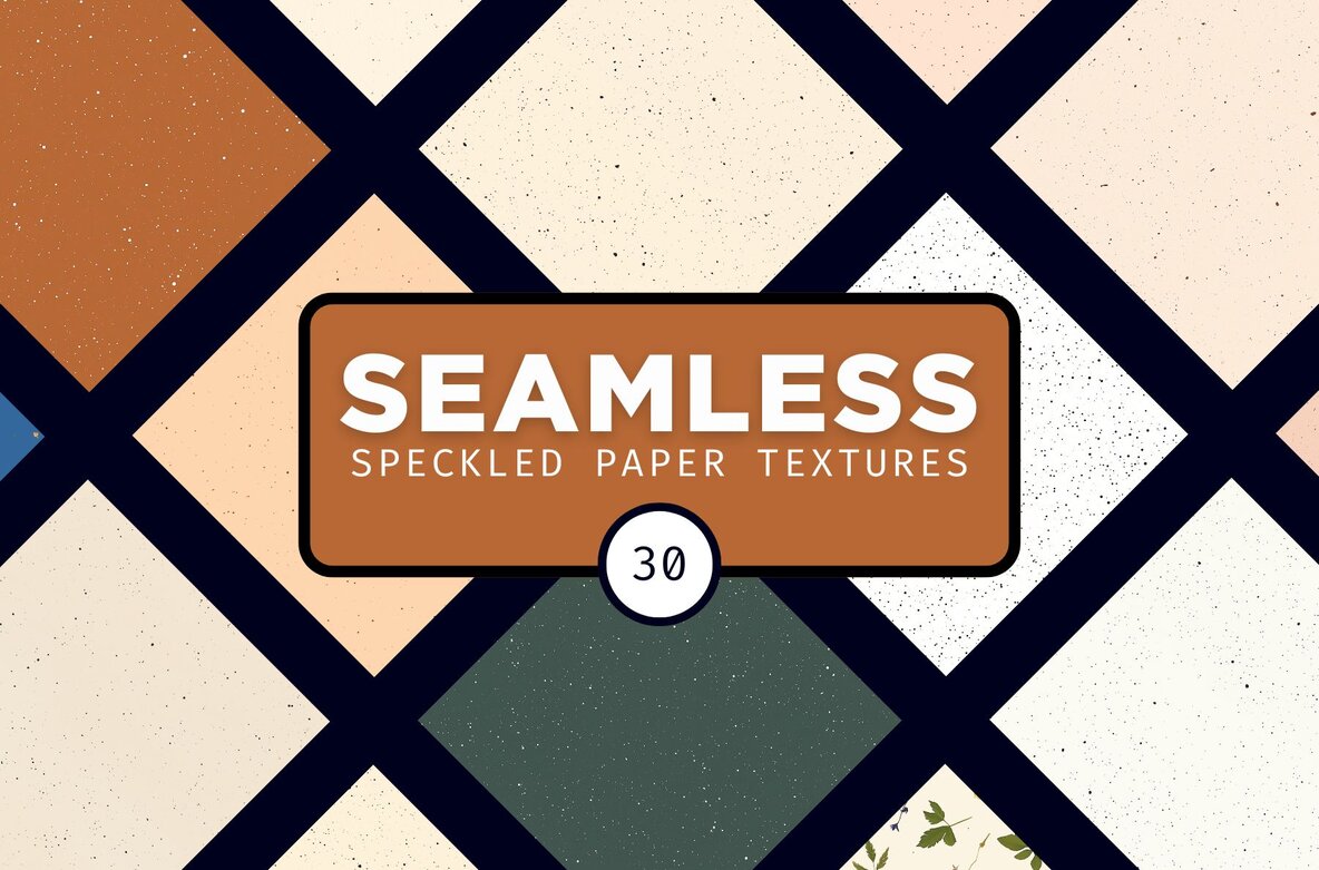 Download 30 Seamless Speckled Paper Patterns Graphics - Image 1