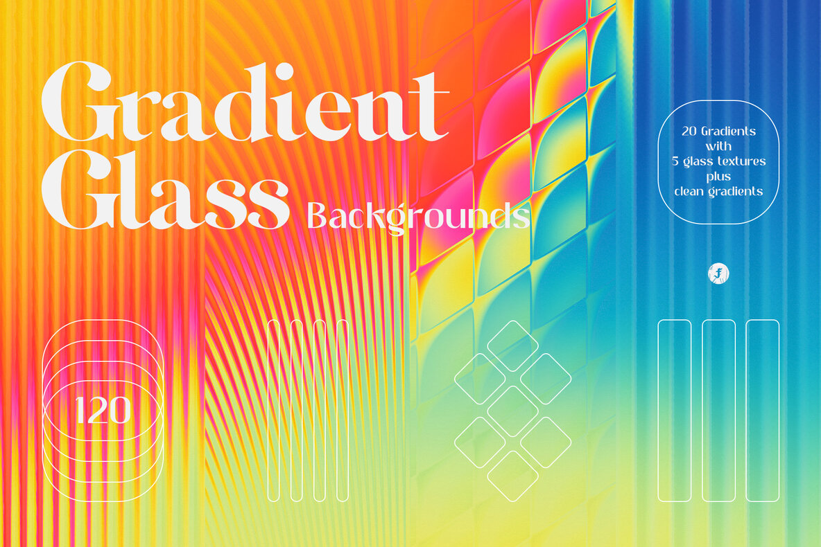 Download Gradient Glass Overlays Graphics - Image 1
