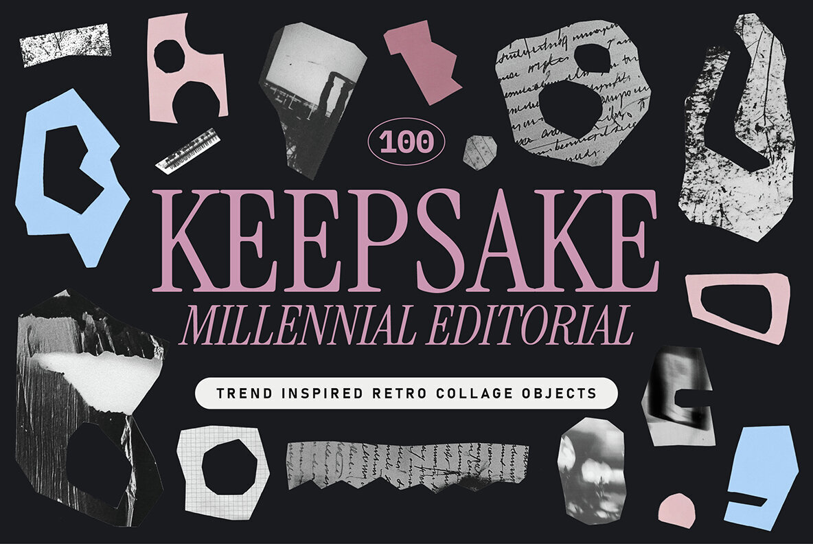 Download MILLENNIAL Abstract Collage 1 Graphics - Image 1