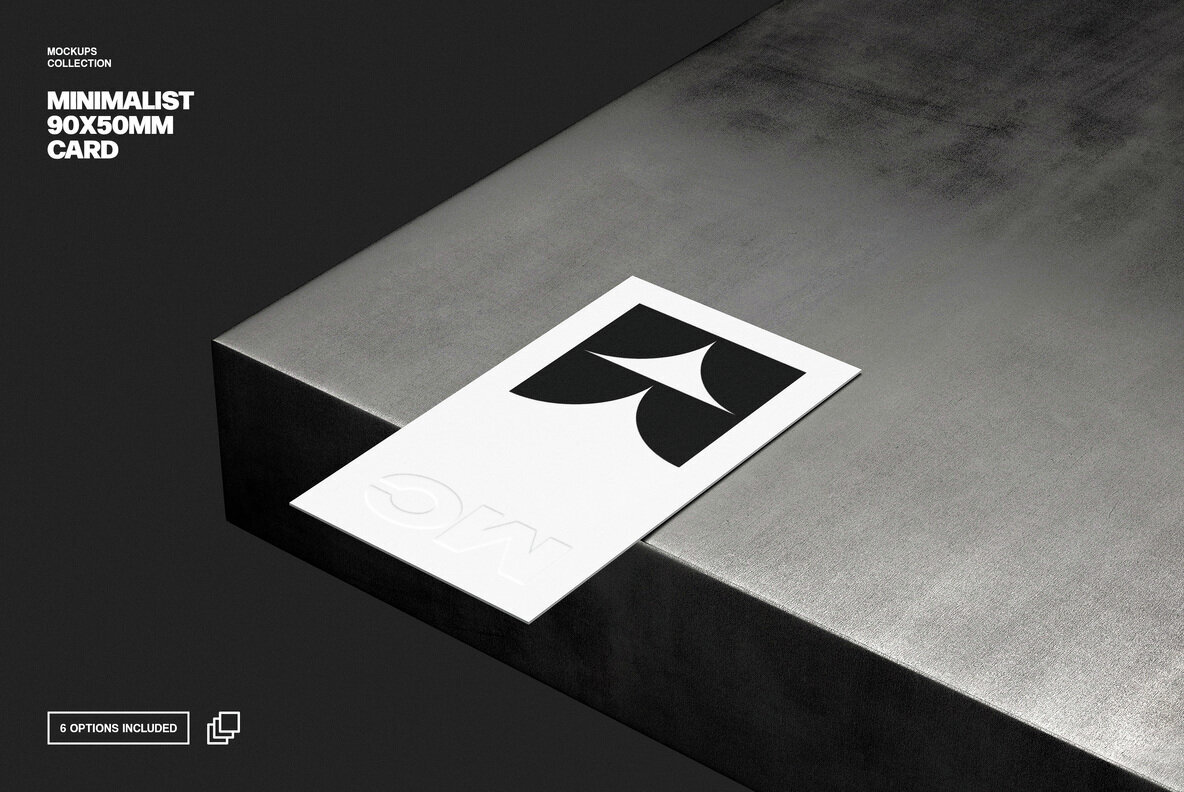 Download 90×50mm Business Card Mockup Graphics - Image 1