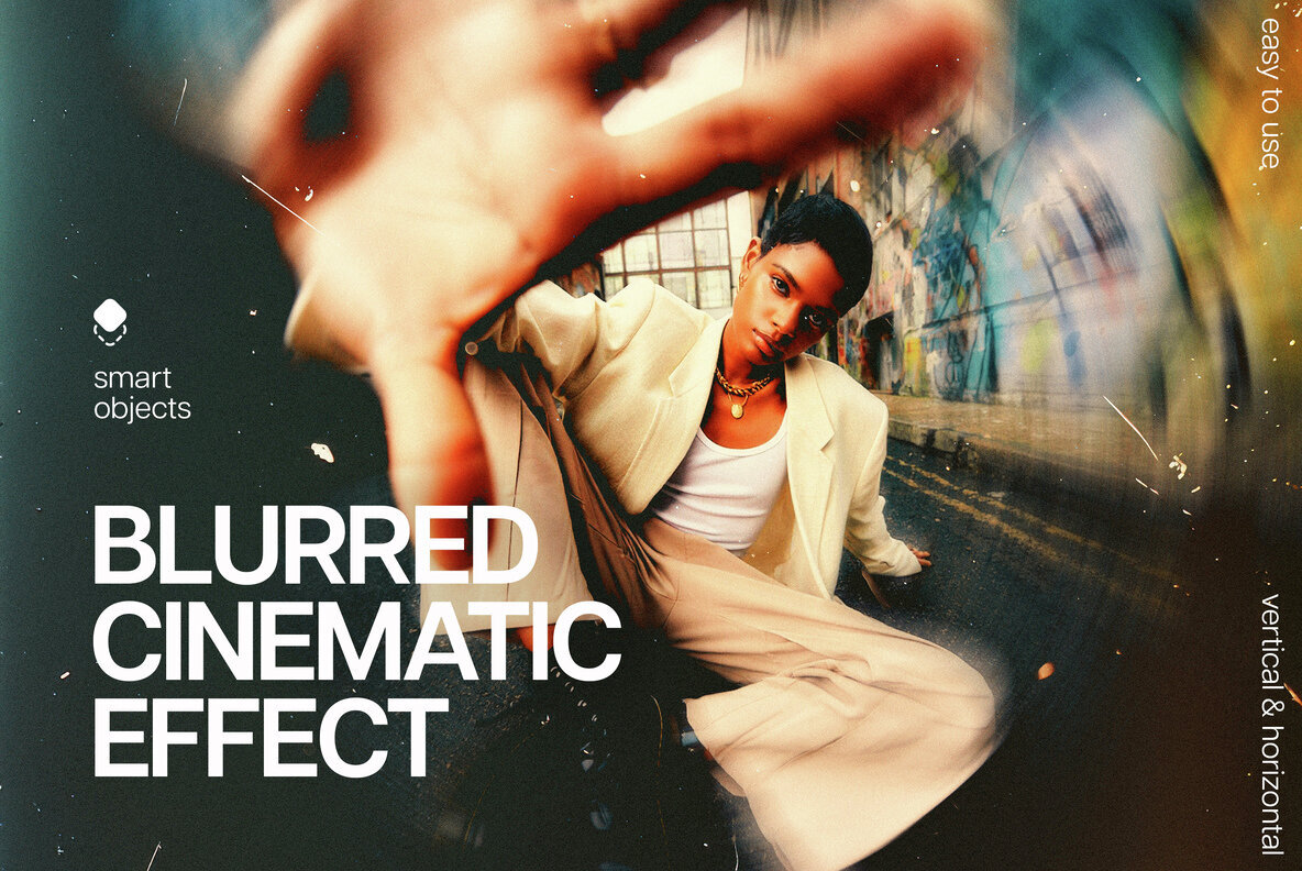 Download Cinematic Blur Photo Effect Graphics - Image 1