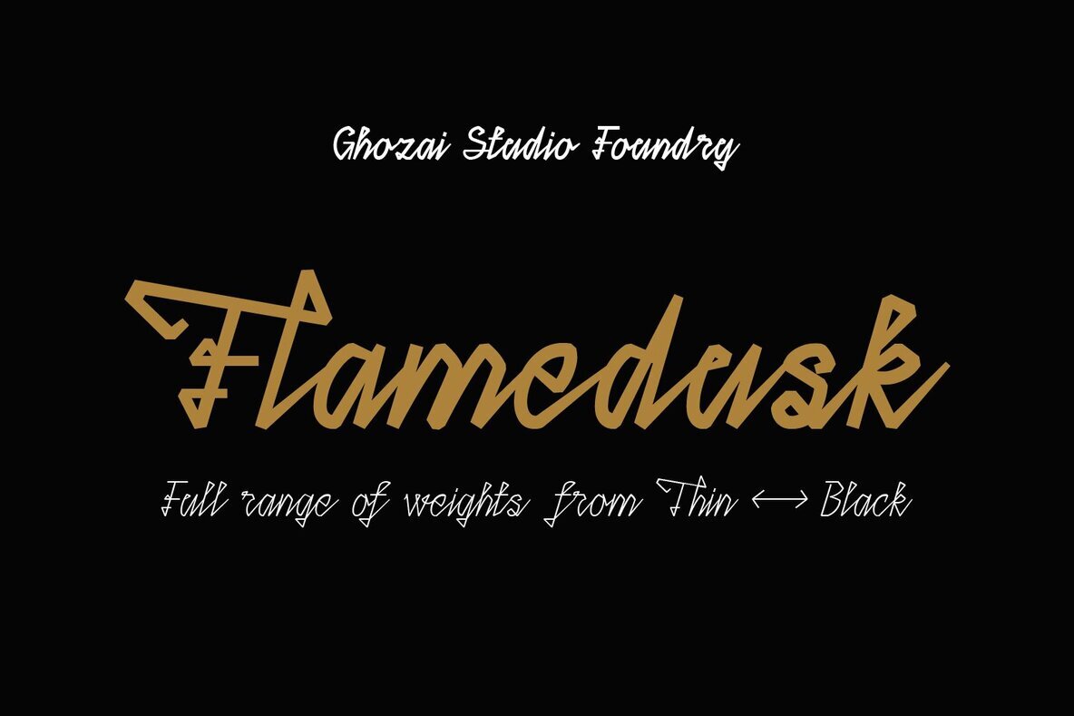 Flamedusk Font - Image 1